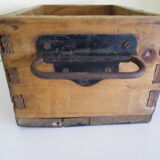 Box of old storage workshop Assembly dovetail 2 handles 1950s