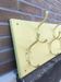 Industrial wall coat holder