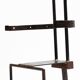 Sculptural steel chair, 1980s