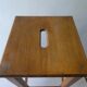 Handle workshop stool, solid wood