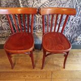 Pair of vintage bistro chairs