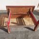 table de bistrot, bois et aluminium