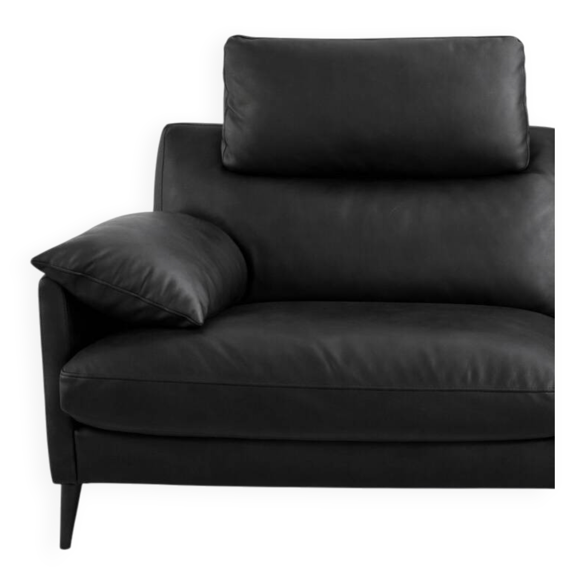 2-seater leather sofa