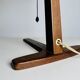 Hemp String & Teak Wood Table Lamp By Ib Fabiansen For Fog & Mørup, Denmark 1950S