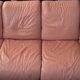 Vintage leather sofa Ligne roset