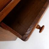Brutalist Massive Oak chest of drawers - 1960s