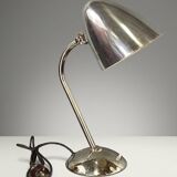 Art Deco table lamp nickel-plated metal Franta Anýž 1930s