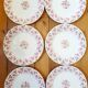 6 plates Terre de Fer Gien Garland of Roses