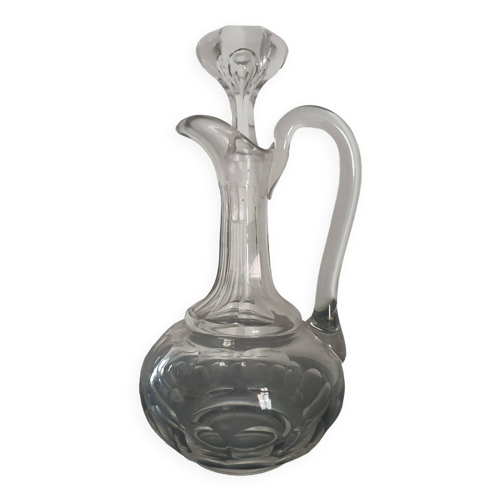 Cut glass carafe