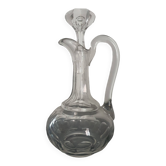 Carafe en verre taillé