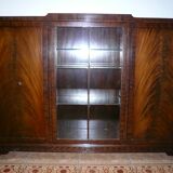 English mahogany library