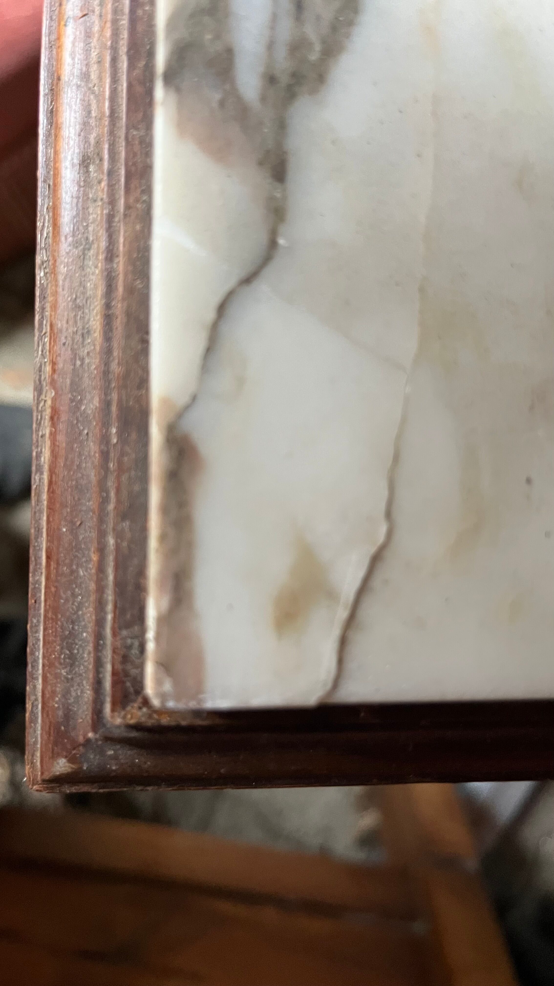 Vintage high bedside table