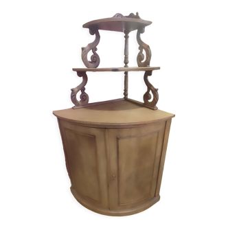 Pickled mahogany veneer neck