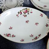 Antique table service in Limoges porcelain by F. Legrand, period A.
