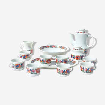 Coffee service style Acapulco 70s. Vintage