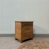 Oak bedside table (refurbished)
