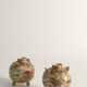 Satsuma Earthenware Vases, Hand-Painted Polychrome, Japan, Set of 2
