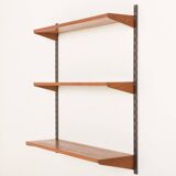 Kai Kristiansen teak shelving unit, set of 3 shelves, FM Mobler, Denmark