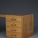 Exceptionnel bureau Art déco indépendant. Français, années 1930.