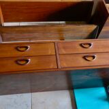 Rosewood bookcase with shelving and box system. Kai Kristensen, Denmark 1960