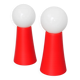 A pair of 1970s Space Age lamps | glass + plastic | E14 | vintage design