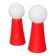 A pair of 1970s Space Age lamps | glass + plastic | E14 | vintage design