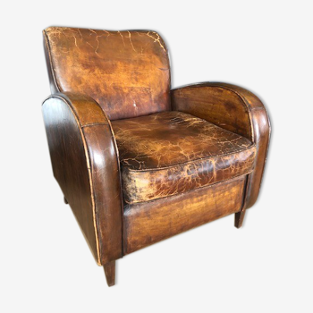 Fauteuil en cuir