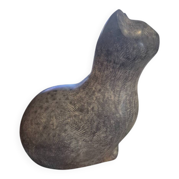 Stone sculpture of a cat Islay Grimes