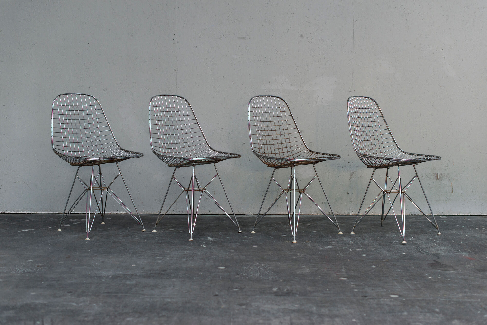 DKR chairs by Charles and Ray Eames for Herman Miller