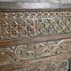 Large mirror - Indian carved wooden headboard