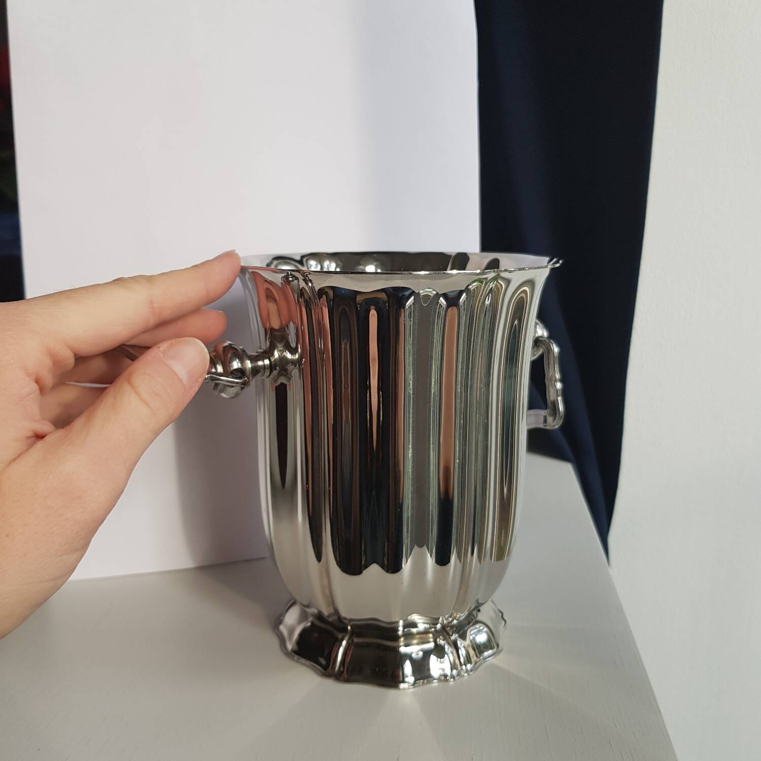 Seau à glace Jean Couzon en inox 18/10 fabriqué en France