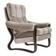 Années 1970, chaise longue danoise, très bon état d'origine, velours côtelé.