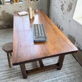 Rustic farmhouse table, solid oak, 2m