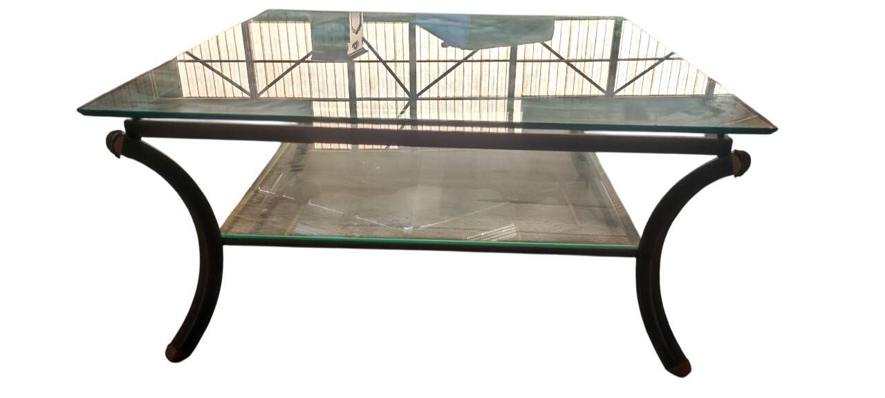 Vintage coffee table from the 1970s designed by Pierre Vandel. Very good condition.
