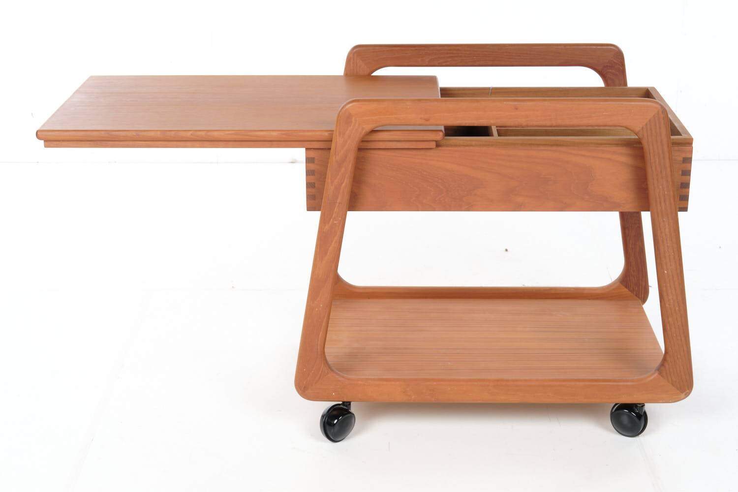Chariot à couture Sika Mobler, teck, Danemark, vintage, années 1960