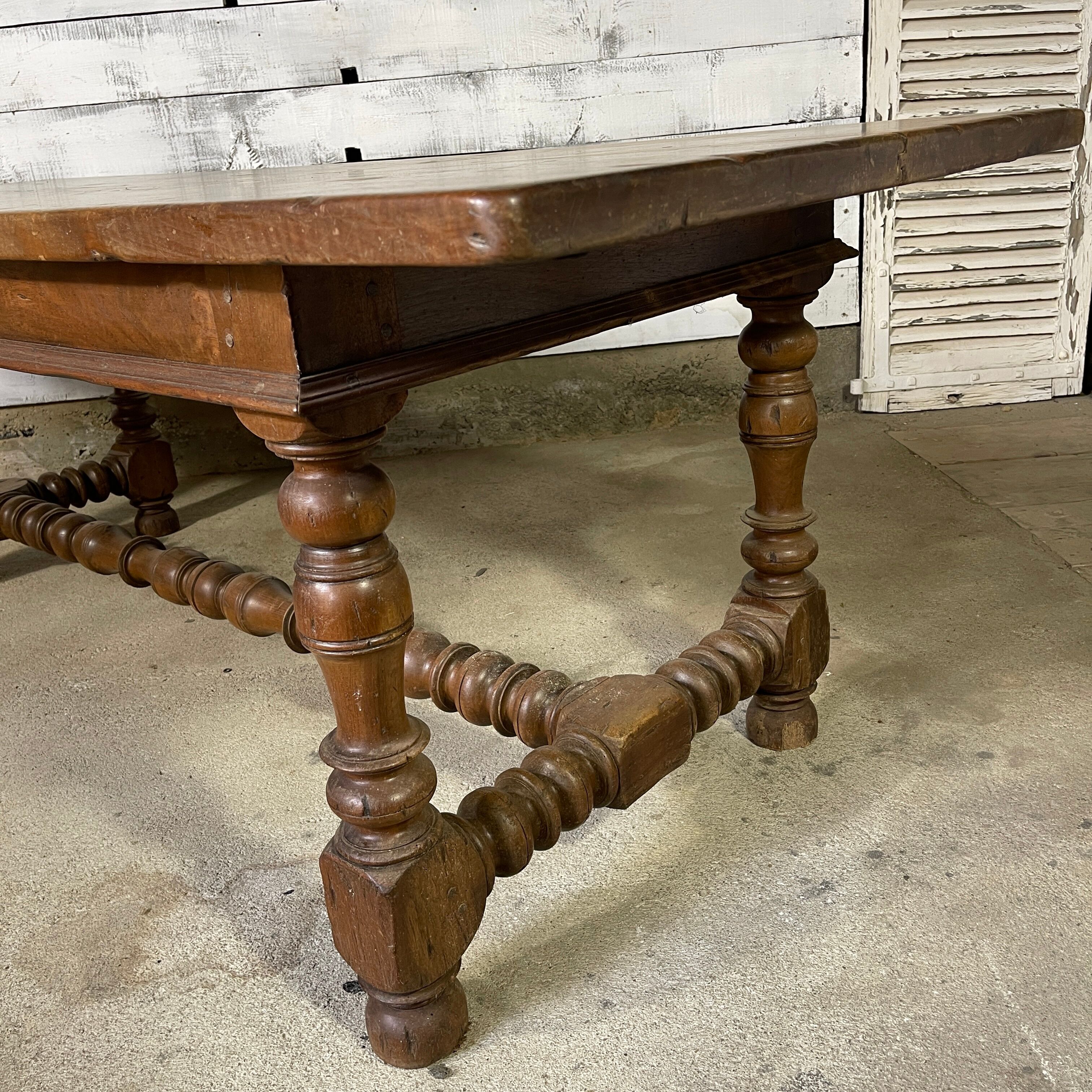 Oak farmhouse table