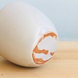 H10cm enamelled terracotta vase