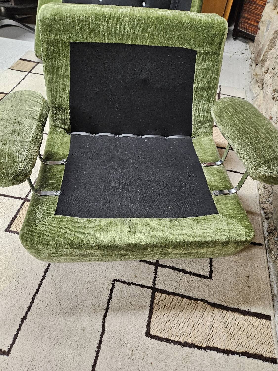 Vintage fireside chair 1970"