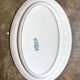 Large oval dish St Amand in blue ironstone