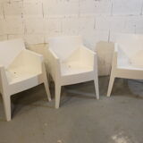 Trio of Joy armchairs by Philippe Starck for Driade