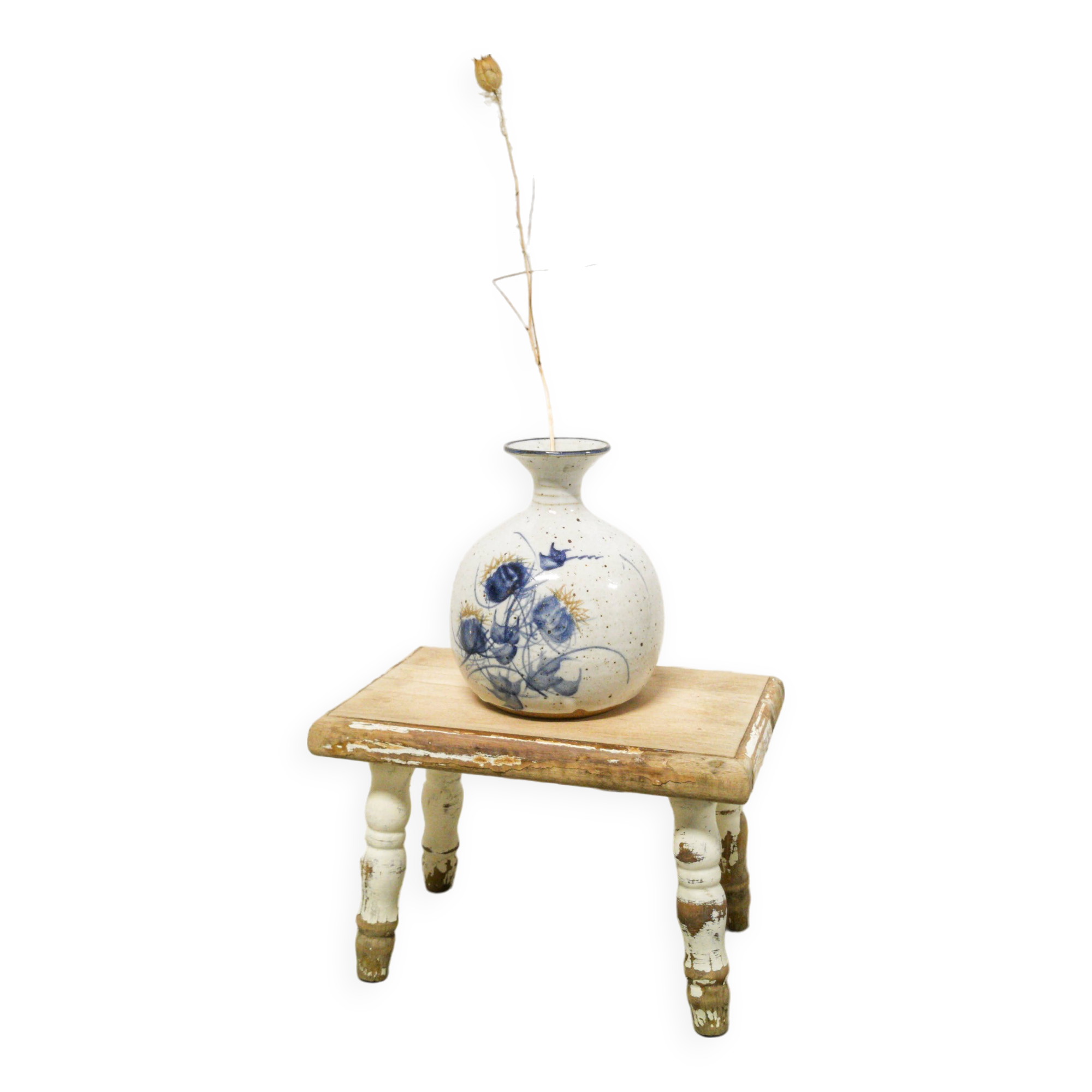 Small wooden stool / footrest