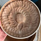 Vintage pie dish in barbotine apple pie Silea