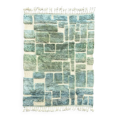 Grand tapis berbere marocain vert