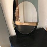 Tinted double mirror 80s size 66x43cm