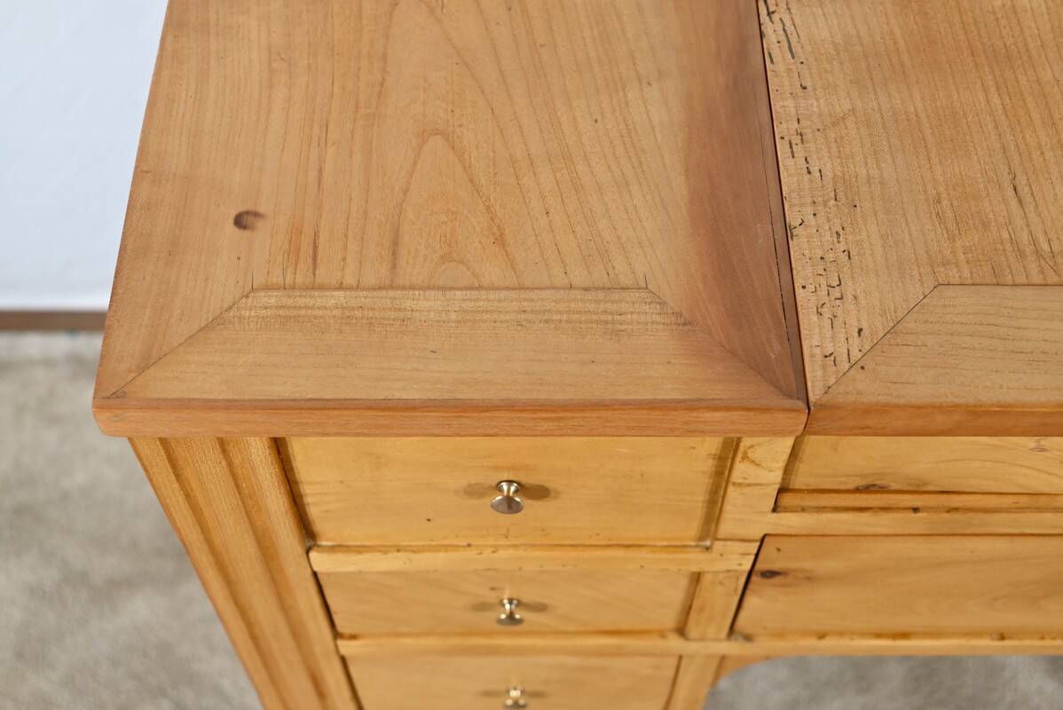 Small Dressing Table in Solid Cherry, Louis XVI Period – Late 18th Century
