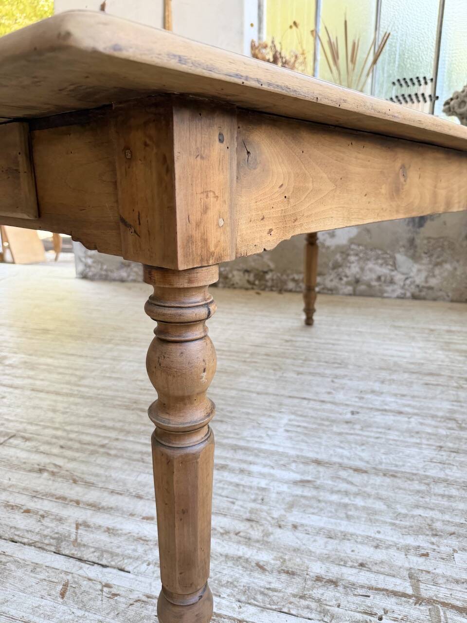 Walnut bistro farmhouse table 180cm