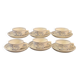 Boch Copenhagen 6 cups & saucers