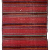 Kilim vintage fait main Ardabil persan 139cm x 288cm (1940s)
