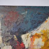D. Jouroy (20th century) “Portrait of a man” Oil on hardboard signed and dated 1967