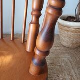 Vintage turned wood rocking chair